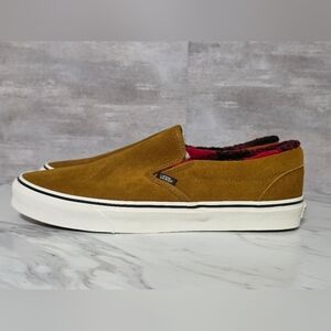 Vans Men's Brown Slip-On Loafers